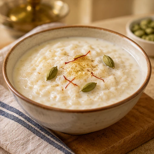 Serving illustration of Kheer & family favourites